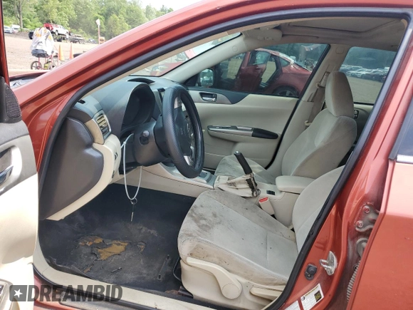 2010 Subaru Impreza i Premium with VIN JF1GE6B62AH516910, listed as a Copart auction lot 60888775 with 225,089 mi miles and Salvage title. Bid and sale history available at DreamBid. Image 7.