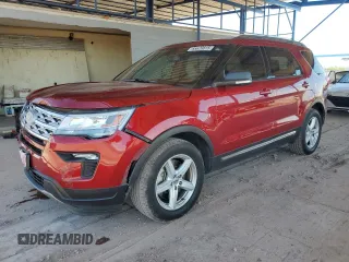 2019 Ford Explorer XLT with VIN 1FM5K7DH8KGA42110, listed as a Copart auction lot 65620815 with 55,729 mi miles and Salvage title. Bid and sale history available at DreamBid. Image 1.
