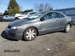 2009 Honda Civic Cpe LX with VIN 2HGFG12699H533522, listed as a Copart auction lot 49555915 with 149,960 mi miles and Clean Title. Bid and sale history available at carsss.com. Image 1.