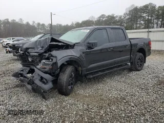 2024 Ford F-150 STX with VIN 1FTFW2L52RFB08450, listed as a Copart auction lot 44834165 with 15,026 mi miles and Salvage Title. Bid and sale history available at carsss.com. Image 1.