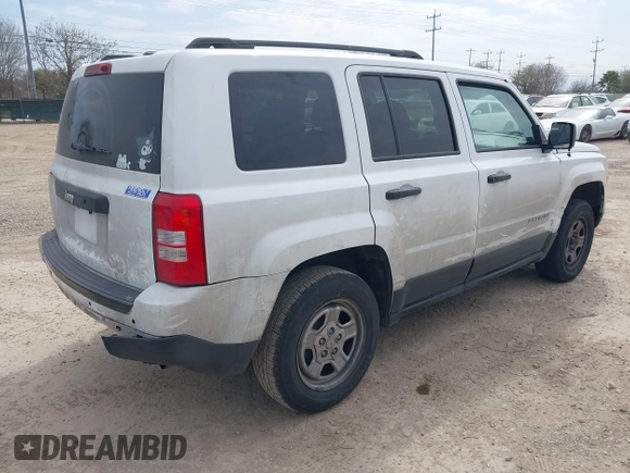 2017 Jeep Patriot Sport with VIN 1C4NJPBBXHD208692, listed as a IAAI auction lot 41669858 with 138,101 mi miles and . Bid and sale history available at DreamBid. Image 4.