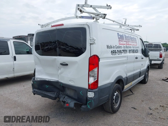 2016 Ford Transit Cargo with VIN 1FTYE1ZM6GKA95971, listed as a IAAI auction lot 42412181 with 243,171 mi miles and . Bid and sale history available at DreamBid. Image 4.