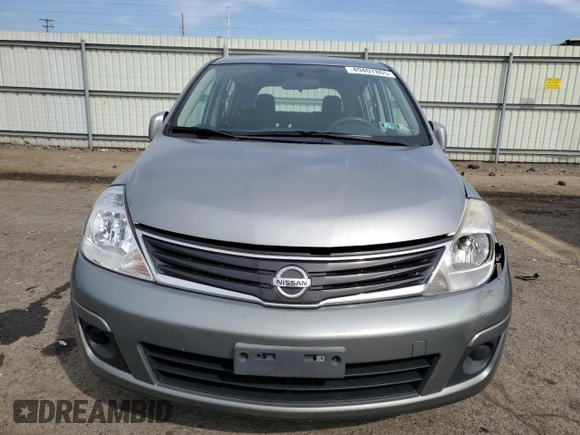 2012 Nissan Versa S with VIN 3N1BC1CPXCL360725, listed as a Copart auction lot 49407865 with 134,875 mi miles and Salvage Title. Bid and sale history available at carsss.com. Image 5.