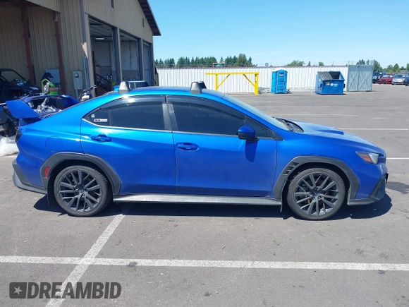 2022 Subaru WRX Premium with VIN JF1VBAF68N9027974, listed as a IAAI auction lot 42643496 with 46,734 mi miles and . Bid and sale history available at DreamBid. Image 13.