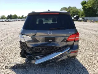 2017 Mercedes-Benz GLS with VIN 4JGDF6EE8HA817886, listed as a Copart auction lot 59257833 with 44,323 mi miles. Bid and sale history available at carsss.com. Image 6.