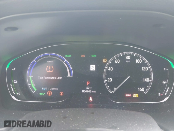 2020 Honda Accord with VIN 1HGCV3F13LA015933, listed as a IAAI auction lot 41720543 with 64,943 mi miles and . Bid and sale history available at DreamBid. Image 7.