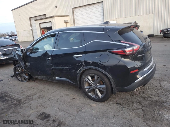 2020 Nissan Murano Platinum with VIN 5N1AZ2DS4LN147944, listed as a Copart auction lot 87850835 with 0 mi miles and Salvage Title. Bid and sale history available at carsss.com. Image 2.