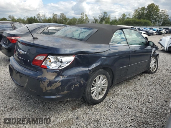 2008 Chrysler Sebring Touring with VIN 1C3LC55RX8N624562, listed as a Copart auction lot 72954124 with 118,988 mi miles and Salvage Title. Bid and sale history available at carsss.com. Image 3.