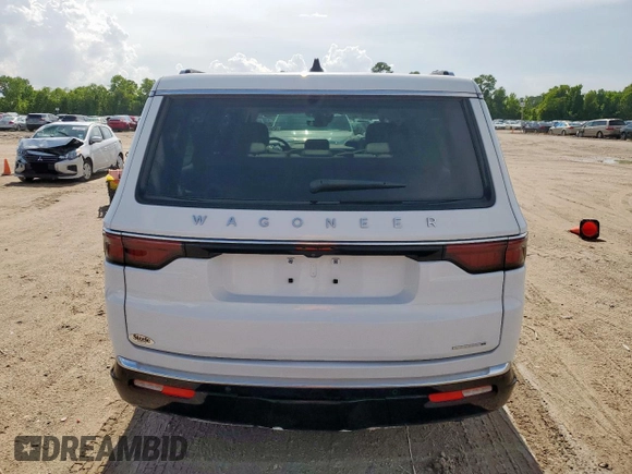2024 Jeep Wagoneer Series II with VIN 1C4SJSBP8RS141198, listed as a Copart auction lot 65029925 with 318 mi miles and Salvage title. Bid and sale history available at DreamBid. Image 6.