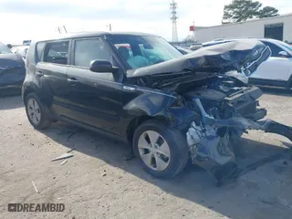 2015 Kia Soul with VIN KNDJN2A23F7205720, listed as a IAAI auction lot 41099813 with 168,529 mi miles. Bid and sale history available at carsss.com. Image 1.