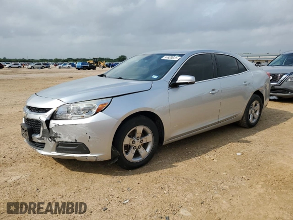 2016 Chevrolet Malibu LT with VIN 1G11C5SAXGF155878, listed as a Copart auction lot 54609025 with 171,837 mi miles and Salvage Title. Bid and sale history available at DreamBid. Image 1.