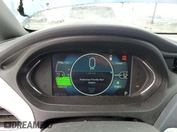 2017 Chevrolet Bolt EV LT z VIN 1G1FW6S04H4178905, wystawiony jako Copart lot #56045355 z przebiegiem 40 613 mil mil oraz Czysty tytuł • Clean title. Historia ofert i sprzedaży dostępna na DreamBid. Obrazek 9.