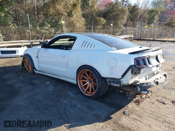 2013 Ford Mustang GT with VIN 1ZVBP8CF1D5208753, listed as a IAAI auction lot 41754011 with 158,809 mi miles and . Bid and sale history available at DreamBid. Image 3.
