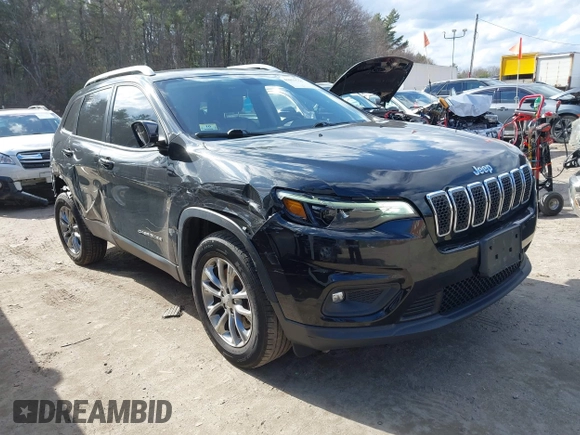 2020 Jeep Cherokee Latitude Plus with VIN 1C4PJMLB0LD591217, listed as a IAAI auction lot 41857544 with 102,704 mi miles and . Bid and sale history available at DreamBid. Image 1.