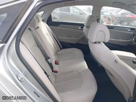 2017 Hyundai Sonata SE with VIN 5NPE24AF1HH588693, listed as a IAAI auction lot 41356233 with 1 mi miles. Bid and sale history available at carsss.com. Image 8.