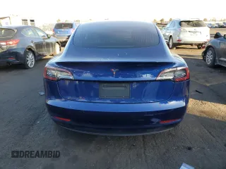 2020 Tesla Model 3 Standard Range Plus with VIN 5YJ3E1EA6LF615079, listed as a Copart auction lot 44259525 with 25,464 mi miles and Salvage Title. Bid and sale history available at DreamBid. Image 6.