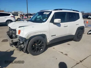 2018 Jeep Renegade Latitude z VIN ZACCJABB0JPG68570, wystawiony jako Copart lot #47608475 z przebiegiem 110 331 mil mil oraz Czysty tytuł • Clean title. Historia ofert i sprzedaży dostępna na DreamBid. Obrazek 1.