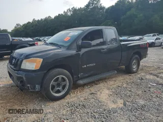 2010 Nissan Titan S with VIN 1N6AA0CH8AN321630, listed as a Copart auction lot 58354525 with 190,570 mi miles and Salvage title. Bid and sale history available at DreamBid. Image 1.