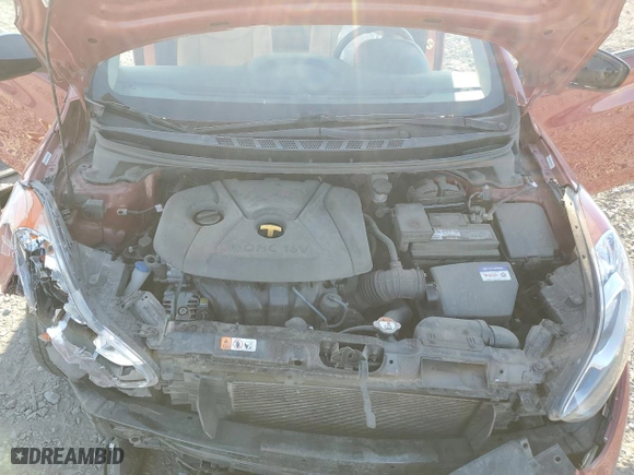 2013 Hyundai Elantra GLS PZEV with VIN KMHDH4AE2DU521677, listed as a Copart auction lot 70890244 with 122,987 mi miles and Salvage Title. Bid and sale history available at carsss.com. Image 11.