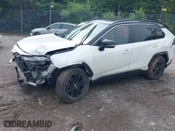2022 Toyota RAV4 Hybrid XSE with VIN 4T3E6RFV6NU084601, listed as a IAAI auction lot 42377887 with 81,084 mi miles and . Bid and sale history available at DreamBid. Image 19.
