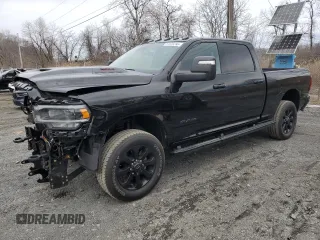 2024 Ram 2500 Laramie with VIN 3C6UR5FJ1RG103271, listed as a Copart auction lot 51228295 with 7,930 mi miles and Salvage Title. Bid and sale history available at carsss.com. Image 1.