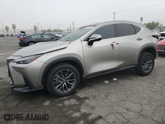 2022 Lexus NX with VIN 2T2AGCEZ9NC010933, listed as a Copart auction lot 72861934 with 19,190 mi miles and Salvage Title. Bid and sale history available at carsss.com. Image 1.