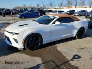 2017 Chevrolet Camaro 2SS with VIN 1G1FH3D75H0128993, listed as a Copart auction lot 80036944 with 49,732 mi miles and Clean Title. Bid and sale history available at carsss.com. Image 1.