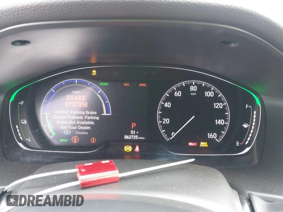2020 Honda Accord with VIN 1HGCV3F11LA009242, listed as a IAAI auction lot 41516135 with 62,725 mi miles and . Bid and sale history available at DreamBid. Image 7.