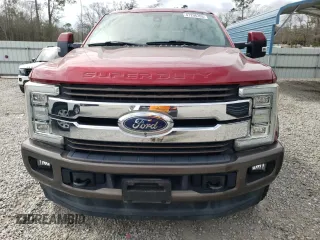 2017 Ford Super Duty F-250 SRW Lariat with VIN 1FT7W2BT8HEC44977, listed as a Copart auction lot 47296205 with 38,015 mi miles and Salvage Title. Bid and sale history available at carsss.com. Image 5.