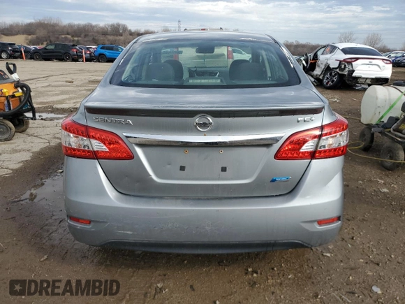 2013 Nissan Sentra S with VIN 3N1AB7AP1DL687066, listed as a Copart auction lot 50777695 with 84,332 mi miles and Salvage Title. Bid and sale history available at DreamBid. Image 6.