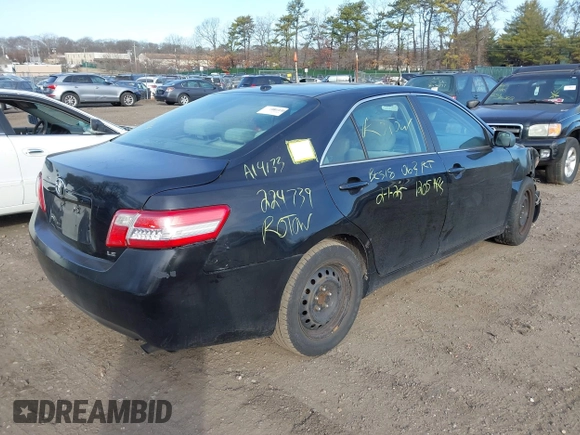2011 Toyota Camry LE with VIN 4T4BF3EK5BR197179, listed as a IAAI auction lot 41789022 with Not Provided miles. Bid and sale history available at carsss.com. Image 4.