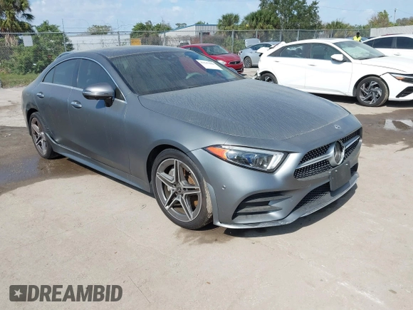 2019 Mercedes-Benz CLS with VIN WDD2J5KB9KA032725, listed as a IAAI auction lot 41547080 with 1 mi miles. Bid and sale history available at carsss.com. Image 1.