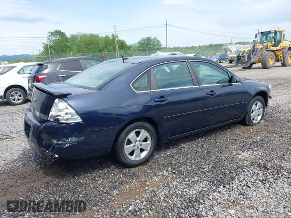 2008 Chevrolet Impala LT with VIN 2G1WT58N281347689, listed as a IAAI auction lot 42160160 with 58,162 mi miles and . Bid and sale history available at DreamBid. Image 4.