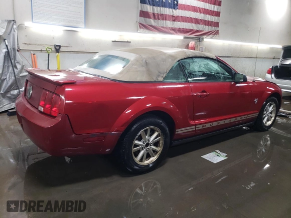 2009 Ford Mustang with VIN 1ZVHT84N095117282, listed as a Copart auction lot 88497085 with 170,890 mi miles and Salvage title. Bid and sale history available at DreamBid. Image 3.