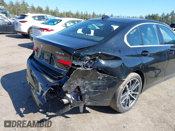 2019 BMW 3 Series 330i xDrive with VIN WBA5R7C59KFH30971, listed as a IAAI auction lot 42005244 with 59,514 mi miles and . Bid and sale history available at DreamBid. Image 6.