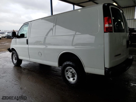 2022 Chevrolet Express Cargo Van with VIN 1GCWGAFP6N1217019, listed as a Copart auction lot 48117975 with 0 mi miles and Clean Title. Bid and sale history available at carsss.com. Image 2.