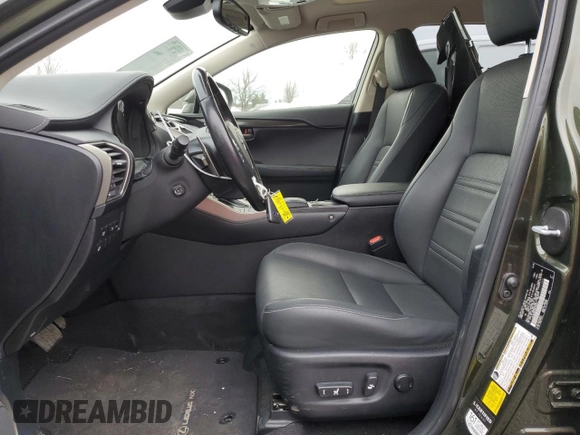 2021 Lexus NX 300h with VIN JTJGJRDZ9M2155016, listed as a Copart auction lot 49876235 with 43,870 mi miles and Salvage title. Bid and sale history available at DreamBid. Image 7.