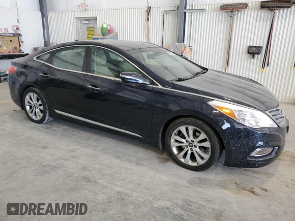 2013 Hyundai Azera z VIN KMHFG4JG1DA217528, wystawiony jako Copart lot #56123655 z przebiegiem 148 606 mil mil oraz Szkoda całkowita • Salvage title. Historia ofert i sprzedaży dostępna na DreamBid. Obrazek 4.