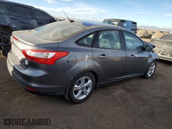 2013 Ford Focus SE with VIN 1FADP3F20DL258200, listed as a Copart auction lot 89394285 with 0 mi miles and Salvage Title. Bid and sale history available at carsss.com. Image 3.