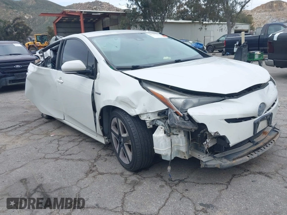 2017 Toyota Prius Two with VIN JTDKARFU3H3031631, listed as a IAAI auction lot 41765402 with 1 mi miles. Bid and sale history available at carsss.com. Image 1.