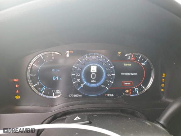 2018 Cadillac Escalade Premium Luxury with VIN 1GYS3CKJ6JR141900, listed as a Copart auction lot 87756755 with 177,663 mi miles and Salvage Title. Bid and sale history available at carsss.com. Image 9.