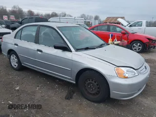 2001 Honda Civic LX with VIN 2HGES16511H542067, listed as a IAAI auction lot 41944044 with 1 mi miles. Bid and sale history available at carsss.com. Image 1.