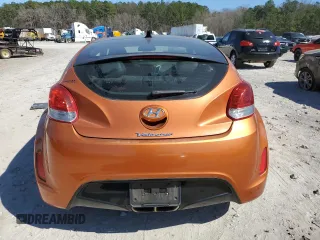 2012 Hyundai Veloster w/Red Int with VIN KMHTC6AD9CU044547, listed as a Copart auction lot 72633624 with 69,261 mi miles and Salvage title. Bid and sale history available at DreamBid. Image 6.