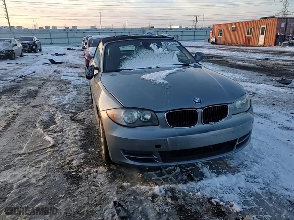 2011 BMW 1 Series 128i with VIN WBAUN1C55BVH83600, listed as a Copart auction lot 86176344 with 0 mi miles and Salvage Title. Bid and sale history available at carsss.com. Image 10.