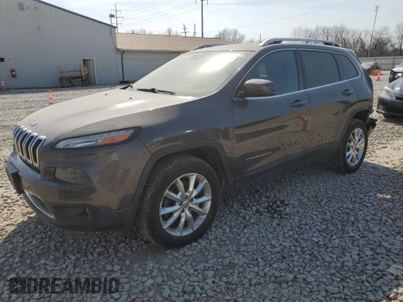 2014 Jeep Cherokee Limited with VIN 1C4PJMDS2EW215155, listed as a Copart auction lot 48655535 with 140,605 mi miles and Salvage Title. Bid and sale history available at carsss.com. Image 1.