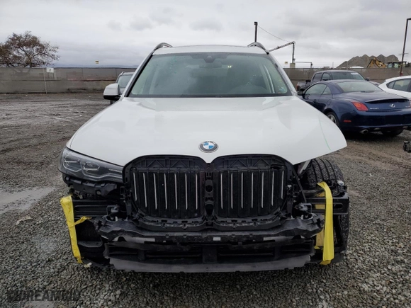 2021 BMW X7 xDrive40i with VIN 5UXCW2C07M9H71464, listed as a Copart auction lot 45279725 with 54,353 mi miles and Salvage Title. Bid and sale history available at carsss.com. Image 5.