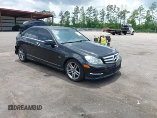 2012 Mercedes-Benz C 250 Sport with VIN WDDGF4HB5CR237809, listed as a IAAI auction lot 42487027 with 243,249 mi miles and . Bid and sale history available at DreamBid. Image 1.