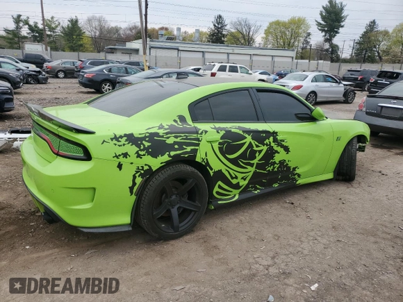 2019 Dodge Charger Scat Pack with VIN 2C3CDXGJ4KH662773, listed as a Copart auction lot 53092825 with 55,644 mi miles and Salvage title. Bid and sale history available at DreamBid. Image 3.
