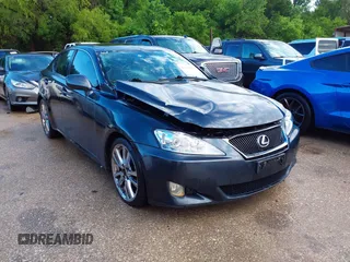 2008 Lexus IS 250 with VIN JTHBK262382071330, listed as a IAAI auction lot 42072188 with Not Provided miles. Bid and sale history available at carsss.com. Image 1.