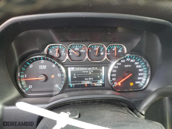 2016 Chevrolet Silverado 1500 LT with VIN 1GCVKREH8GZ112683, listed as a Copart auction lot 45654165 with 174,228 mi miles and Salvage Title. Bid and sale history available at carsss.com. Image 9.